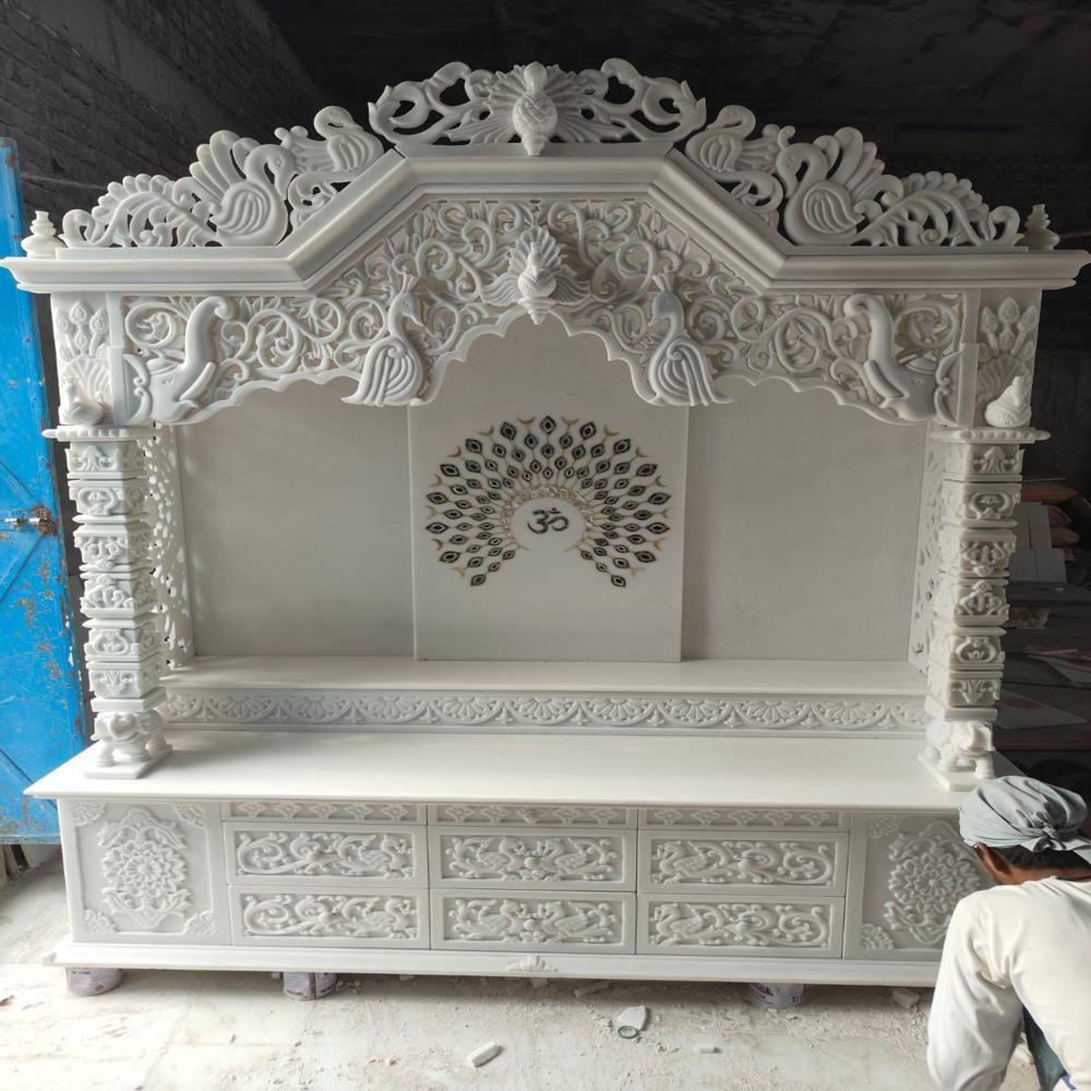 White Marble Temple - Size: Customise
