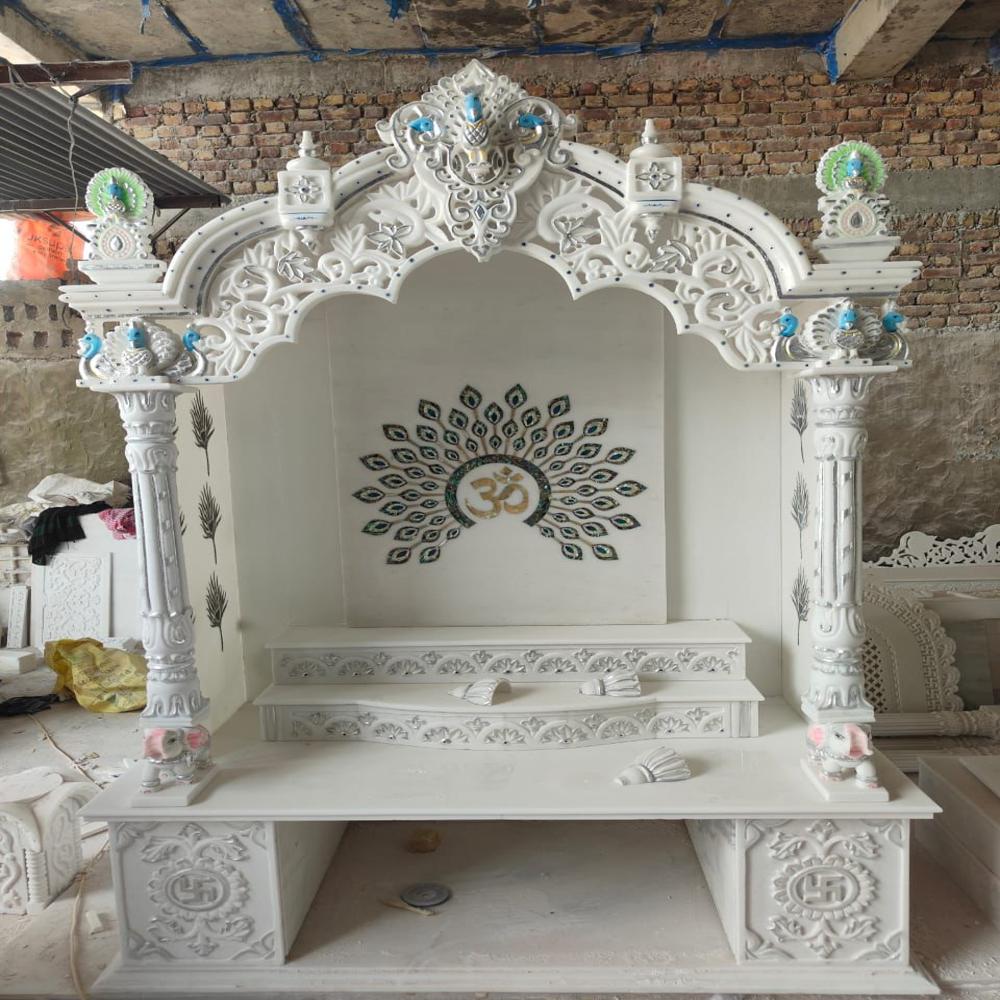 White Marble Temple - Size: Customise