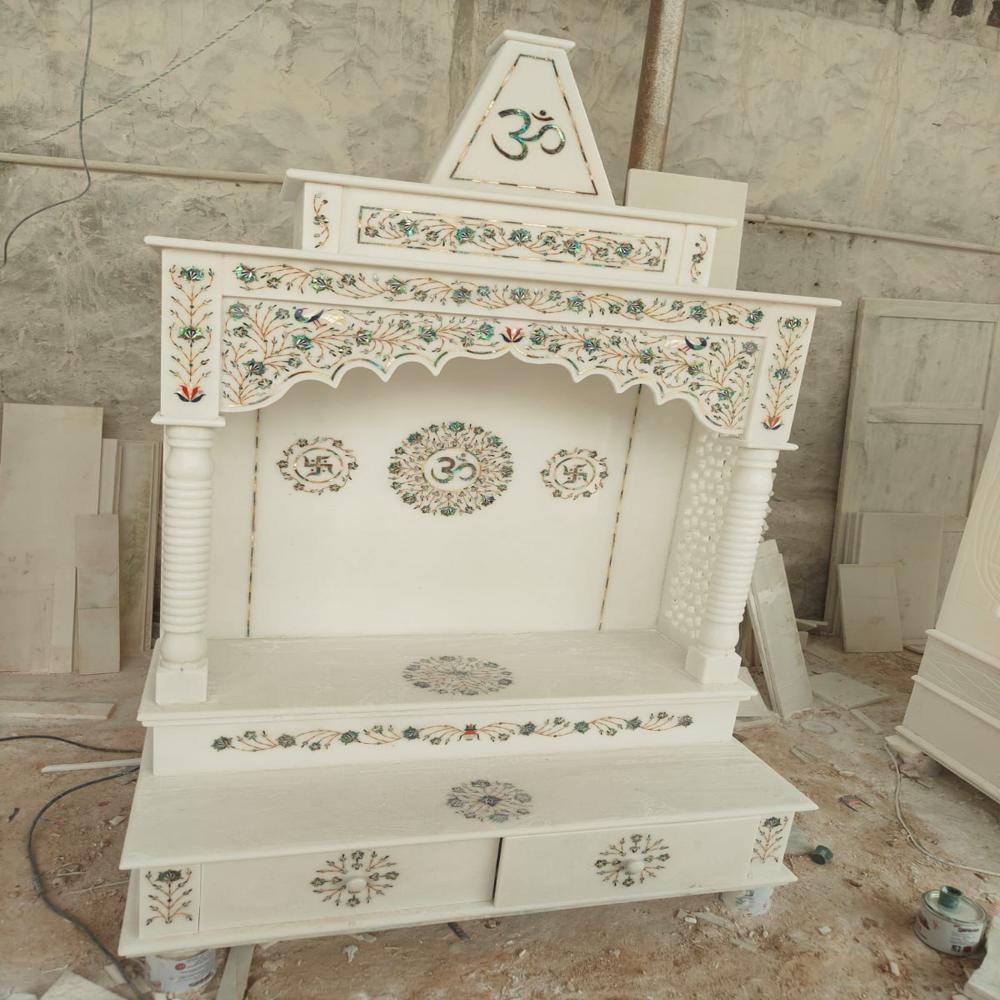 White Marble Temple - Size: Customise