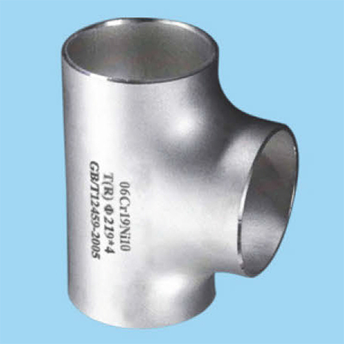 Stainless Steel Equal Diameter Tee - Application: Industrial
