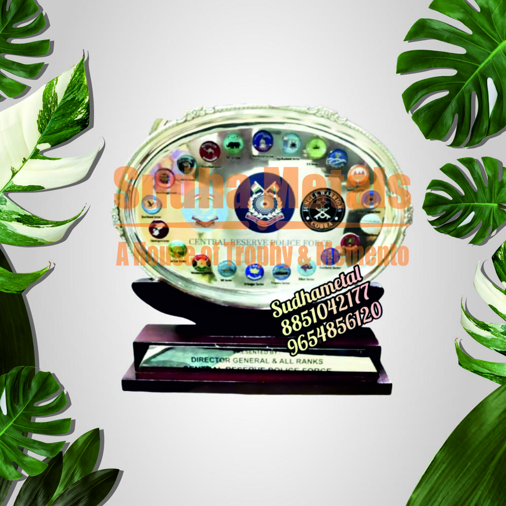 CRPF Salver Plate