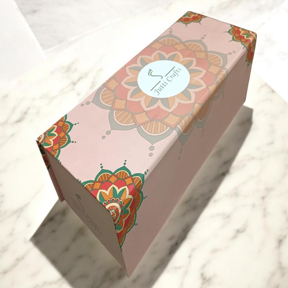 Shoe Rigid Packaging Box - Coating Type: Customized