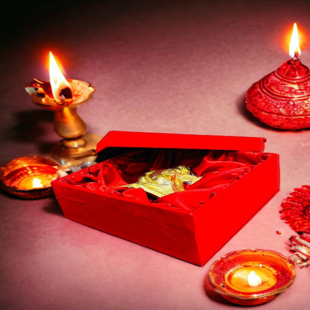 Festival Top Bottom Premium Box With Velvet Cover - Coating Type: Customized