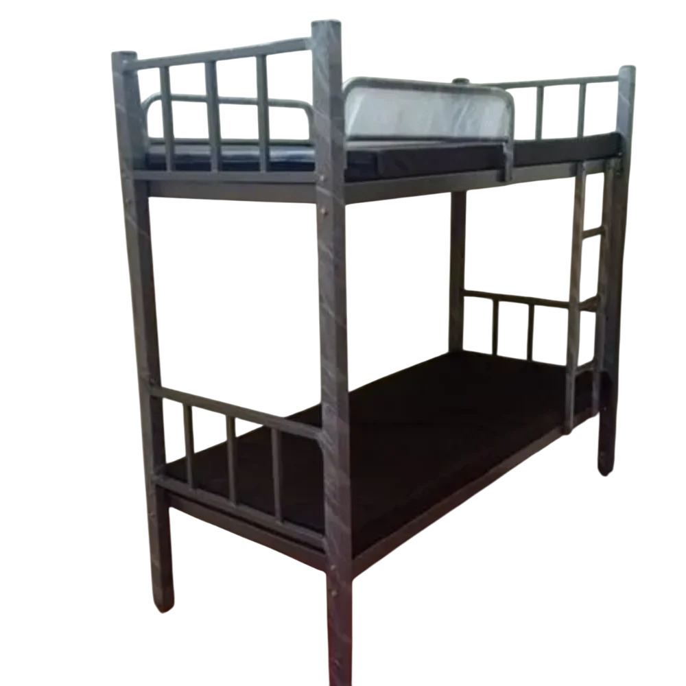 Mild Steel Bunk Bed Without Storage - Color: Multiple