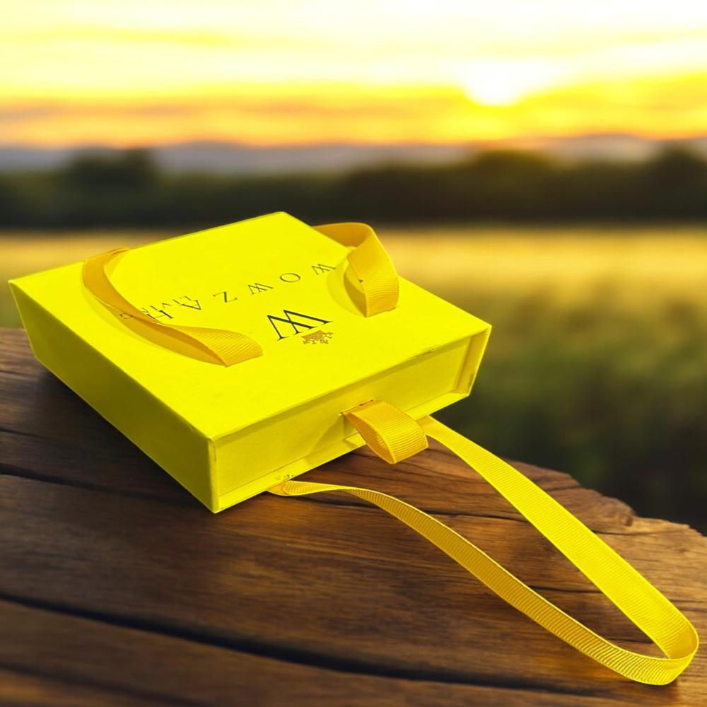 drawer rigid box ribbon handle