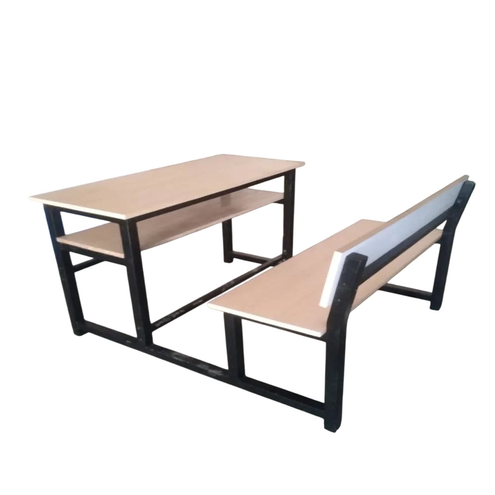 Mild Steel Dual Desk Bench - Design: Standard