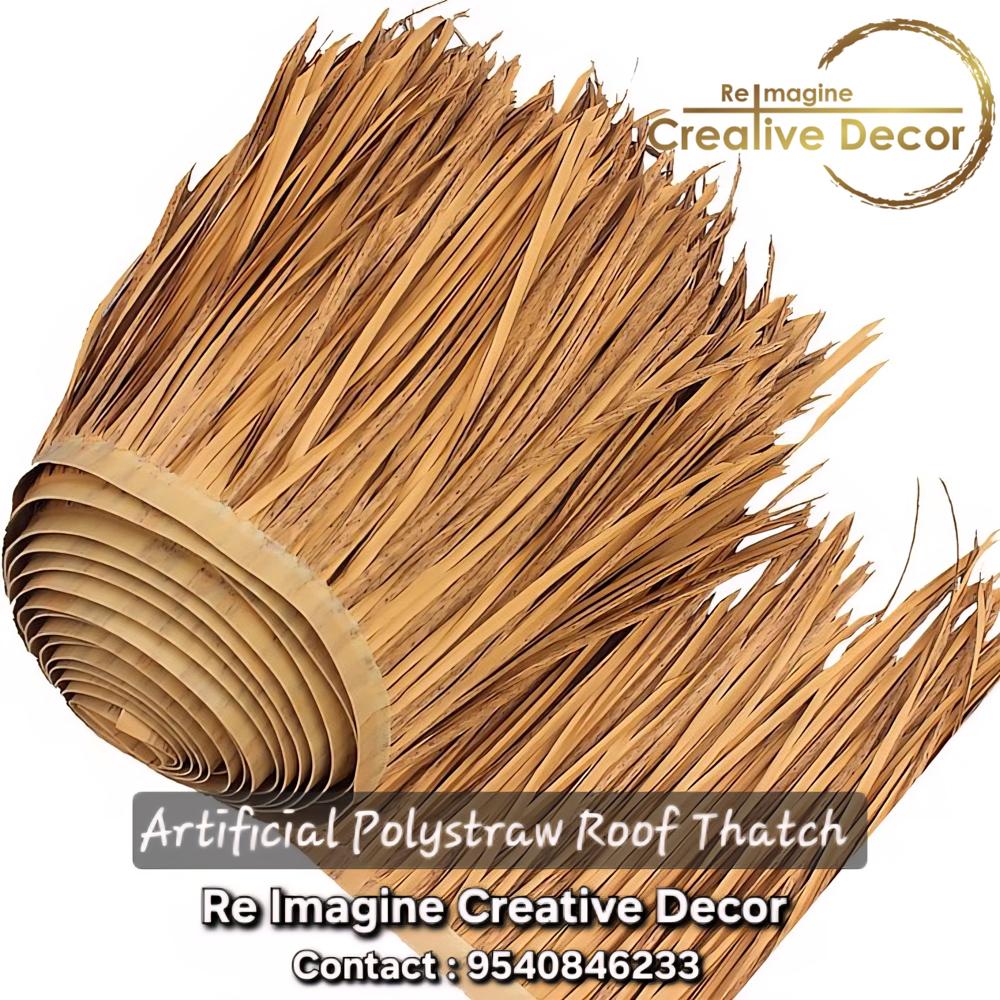 Synthetic Thatch Roofing Panels for Resorts, Cafes & Farmhouses