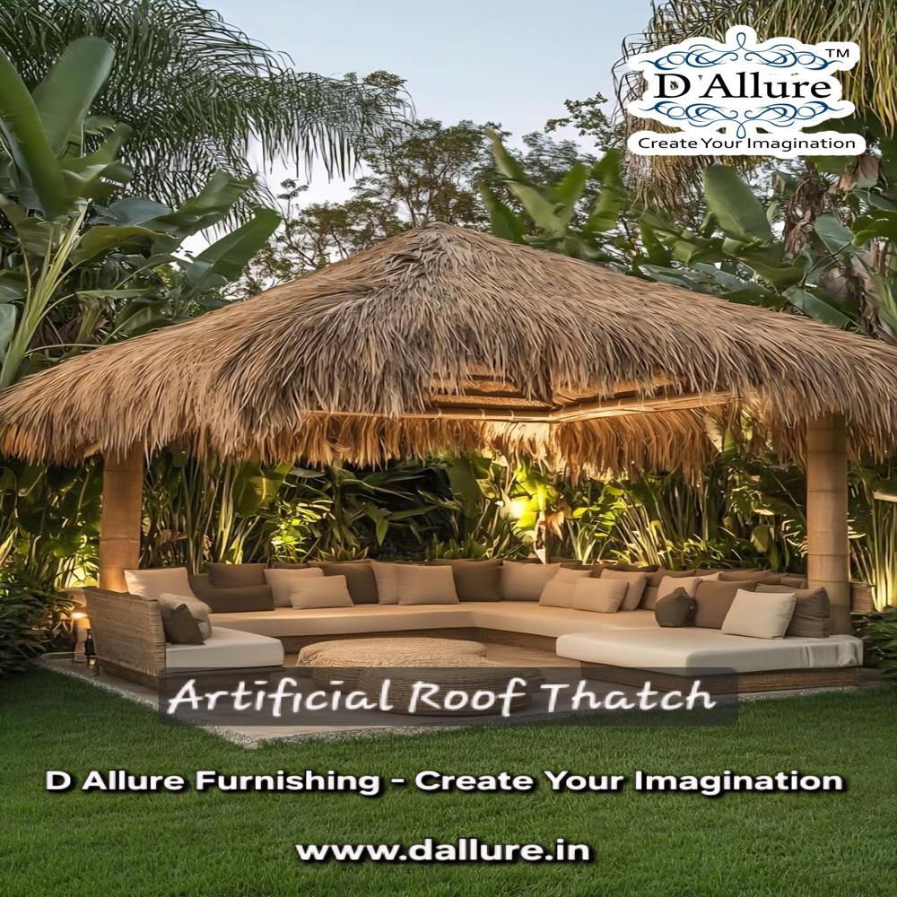 Synthetic Thatch Roofing Panels For Resorts, Cafes & Farmhouses - Design Type: Designer