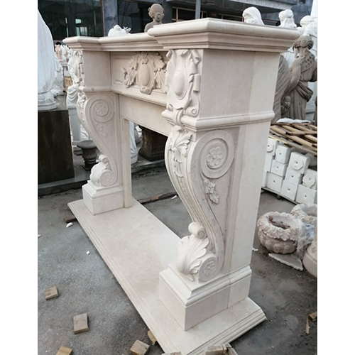 Marble Fire Palace For Home - Color: White