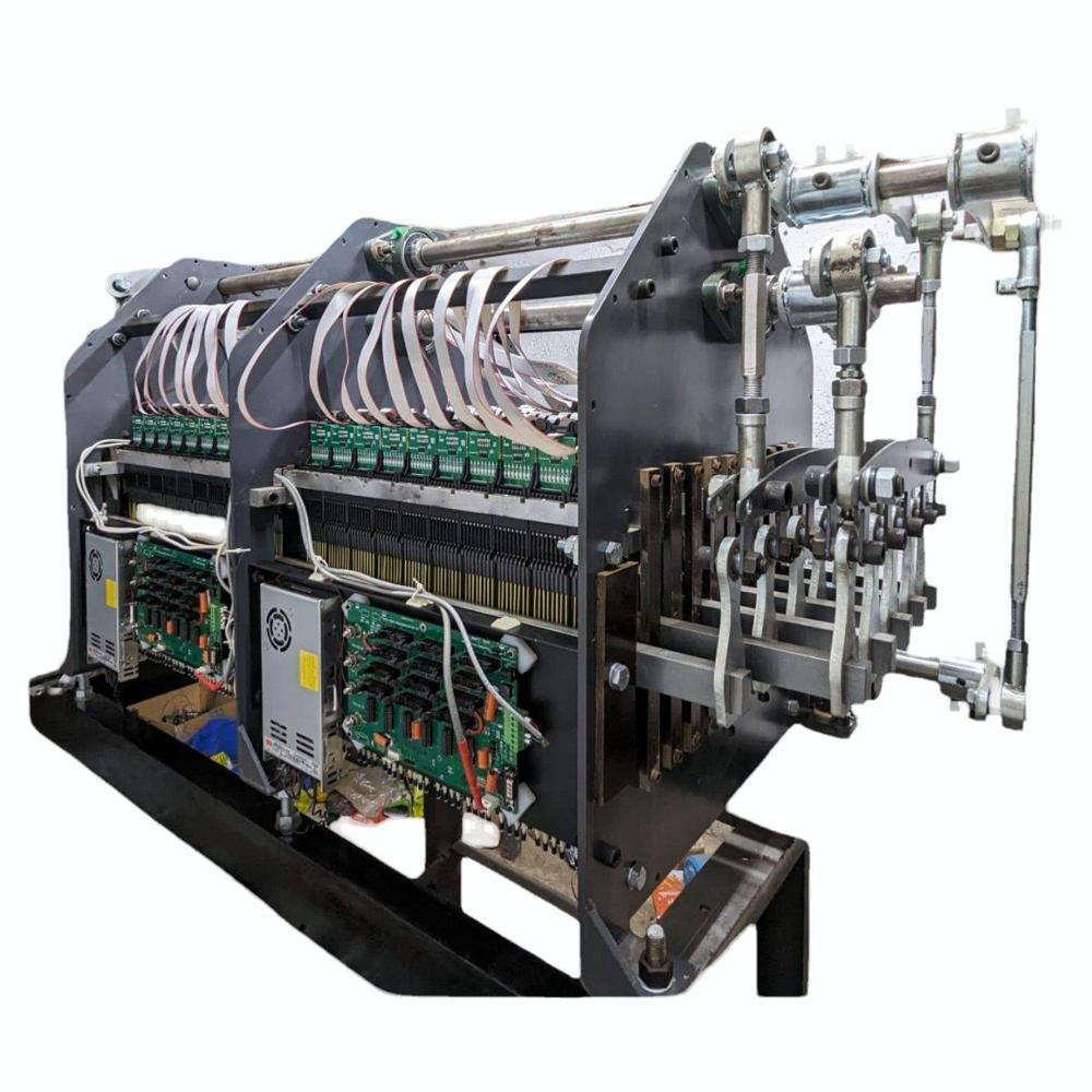 High Speed Electronic Jacquard Machine - Color: Green Paint Coated