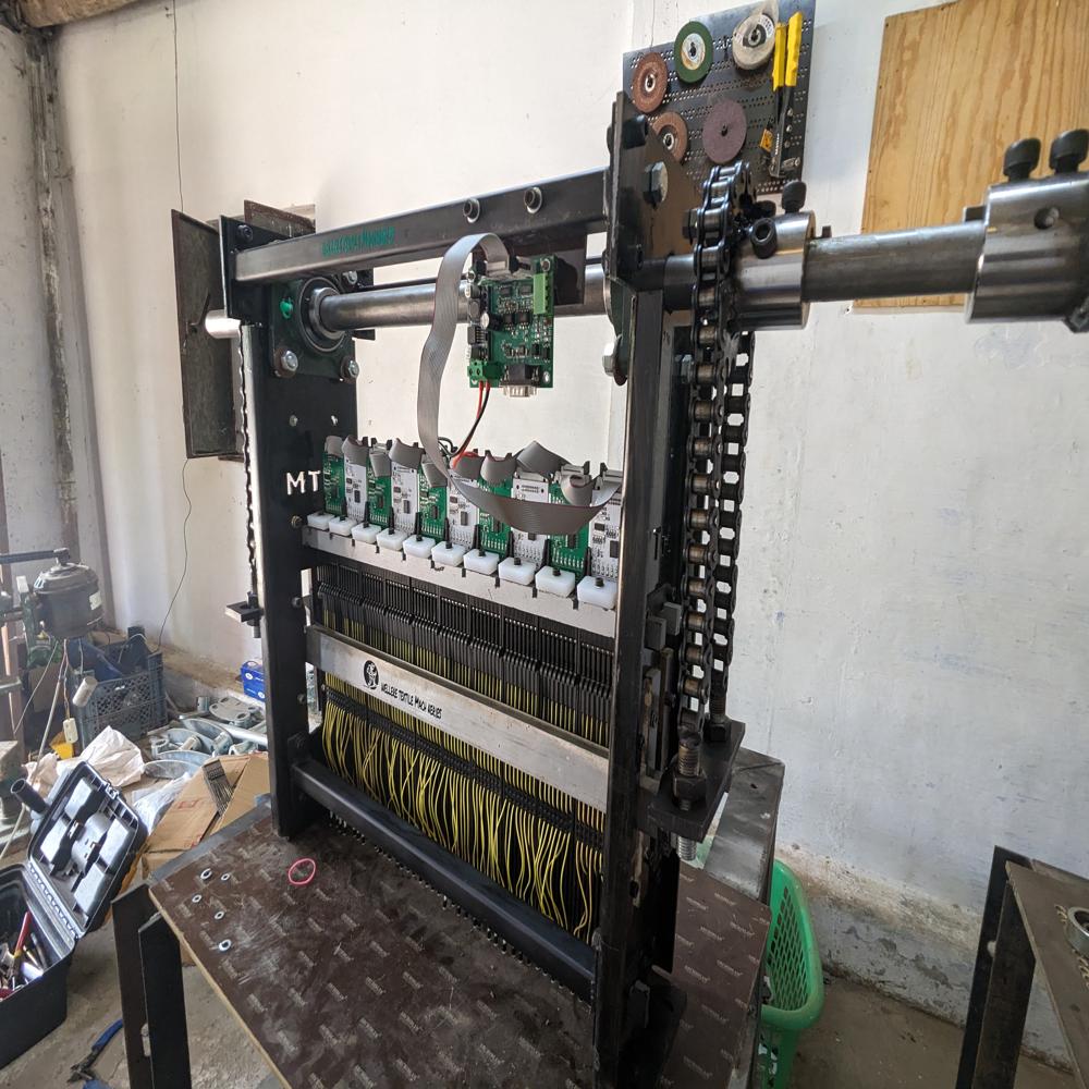 256 Hooks Electronic Jacquard Machine - Color: Grey