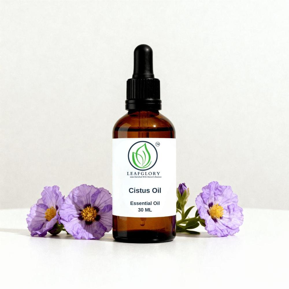 Pure Cistus Essential Oil | Natural Cistus Oil For Aromatherapy & High-End Cosmetic Applications | Anti-Aging Grade | Manufacturer & Exporter | Leafglory - Cas No: 8016-26-0