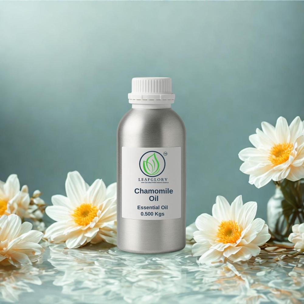 Chamomile Essential Oil | 100% Pure & Natural | Anti Inflammatory Grade | Natural Roman & German Blue Chamomile Oil | Therapeutic Extract For Skincare | Aromatherapy & Wellness Applications | Wholesale Manufacturer & Exporter | Leafglory - Density: 0.910 - 0.950 Kilogram Per Litre (kg/l)