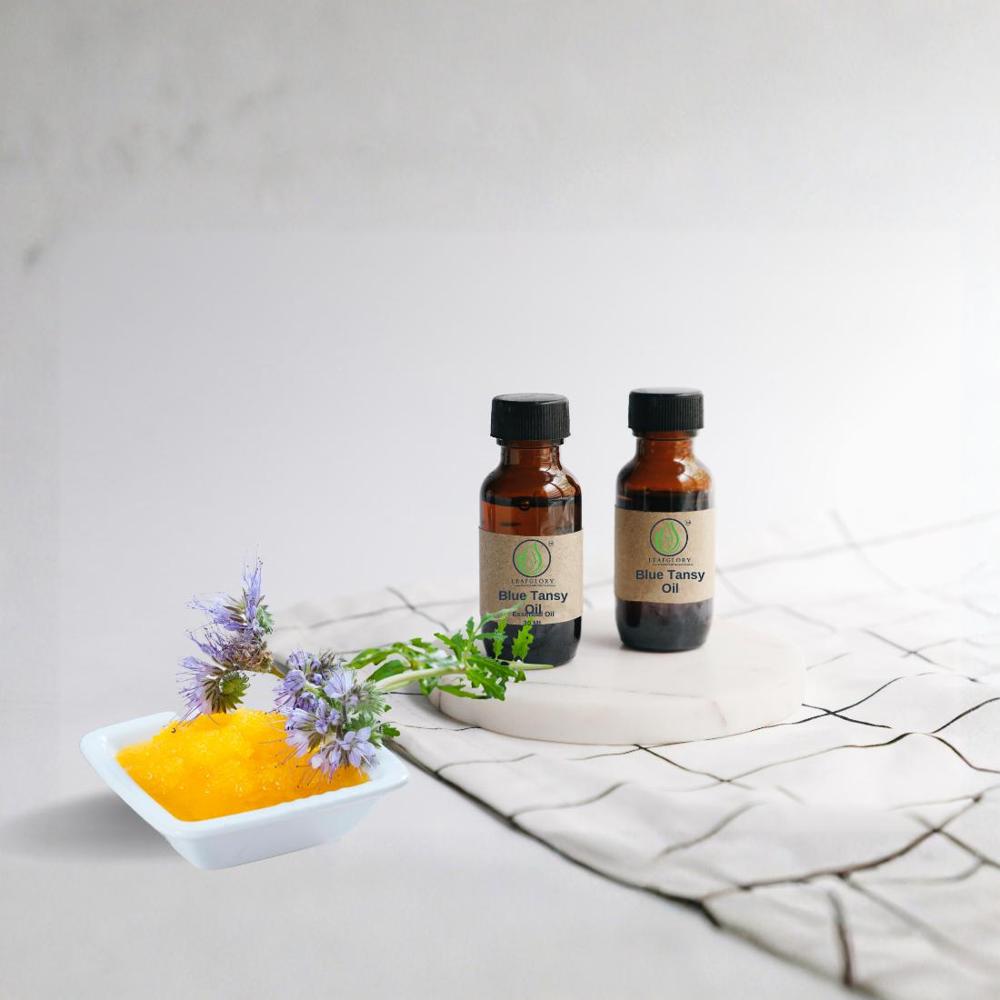 Blue Tansy Oil | Soothing Luxury Skincare & Premium Aromatherapy Oil | Wholesale Manufacturer & Exporter From India | Leafglory - Cas No: 10191-41-0