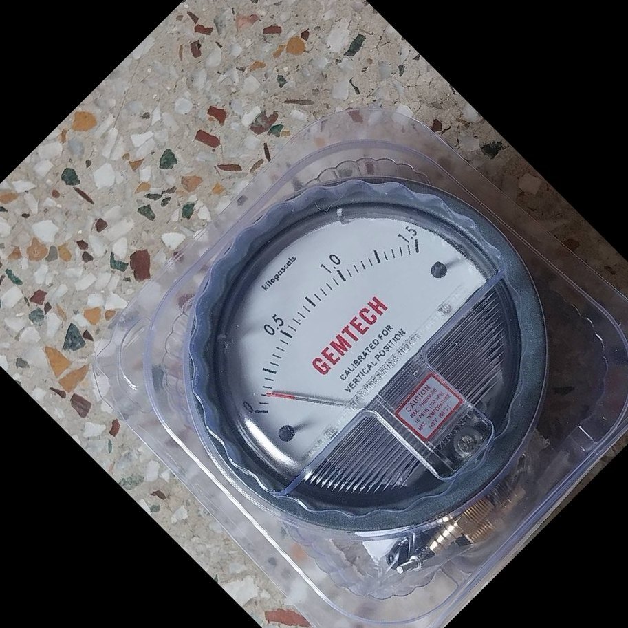 GEMTECH DIFFERENTIAL PRESSURE Gauge Automatic Vertical Rice Whitener Machine