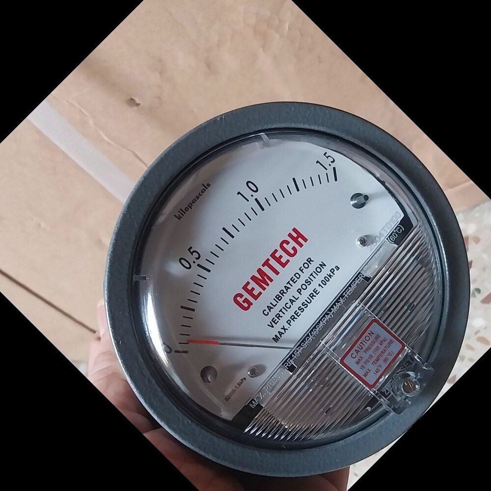 GEMTECH DIFFERENTIAL PRESSURE Gauge Automatic Vertical Rice Whitener Machine