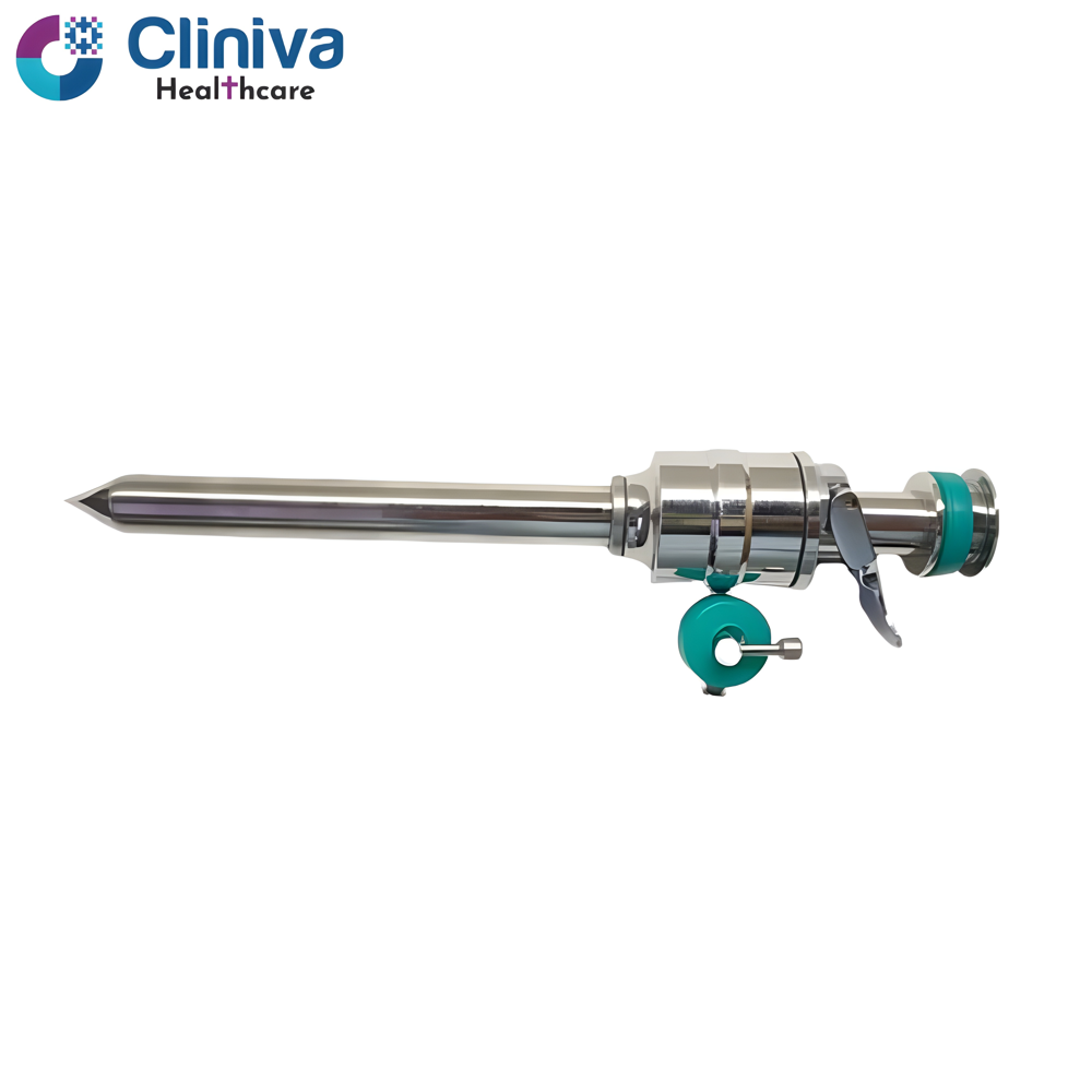 Laparoscopic Trocar Cannula Stainless Steel 12Mmx100Mm - Application: Hospital