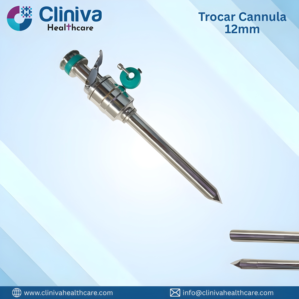 Laparoscopic Trocar Cannula 12mm Stainless Steel