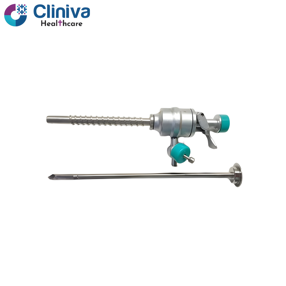 Laparoscopic Spiral Trocar Cannula Metal 5mmx100mm - Application: Hospital