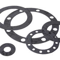 Graphite Rings And Gaskets - Color: Black