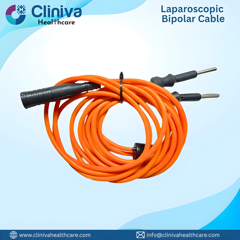 Laparoscopic Bipolar Cable Orange 4mmx300cm - Application: Hospital