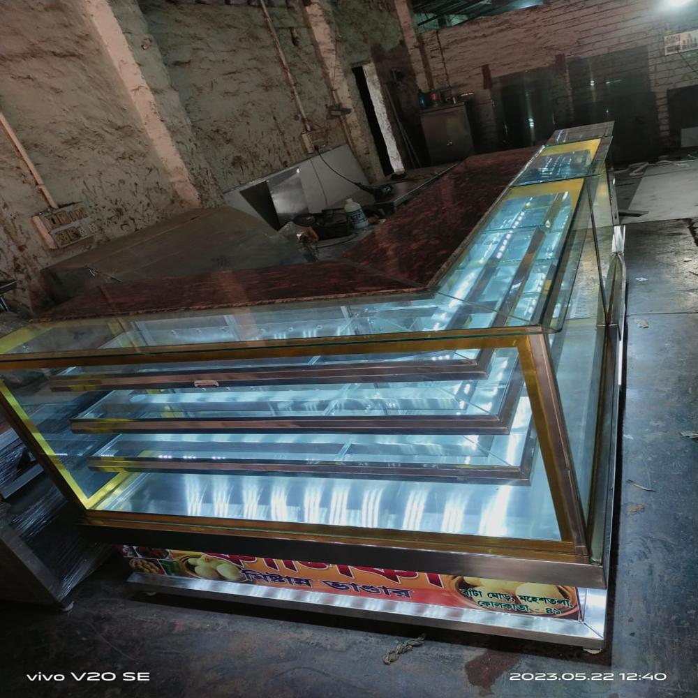 L Type Sweet Display Counter