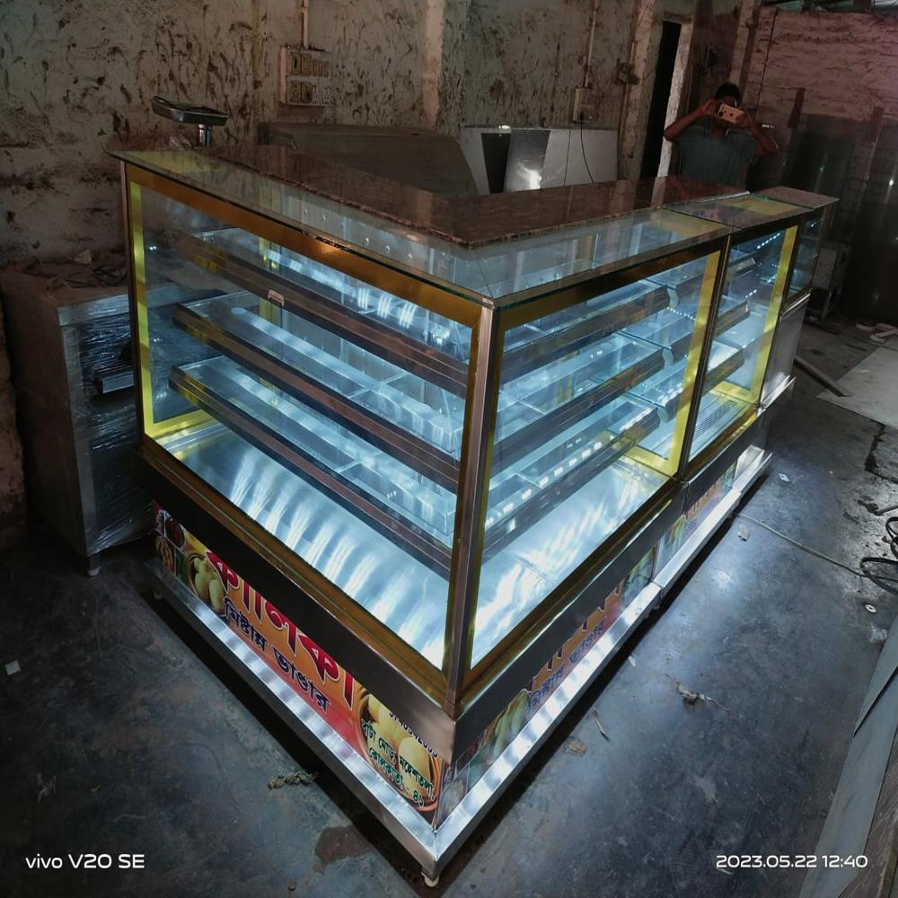 L Type Sweet Display Counter