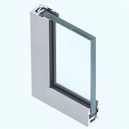 Interlocking Glazing Profile - Color: Silver