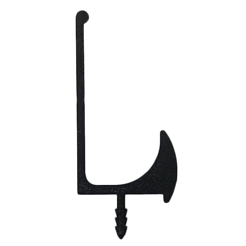 Aluminium J Handle Profile - Color: Black