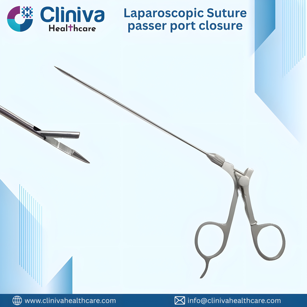 Laparoscopic Suture Passer Port Closure 2.5mmx170mm - Application: Hospital