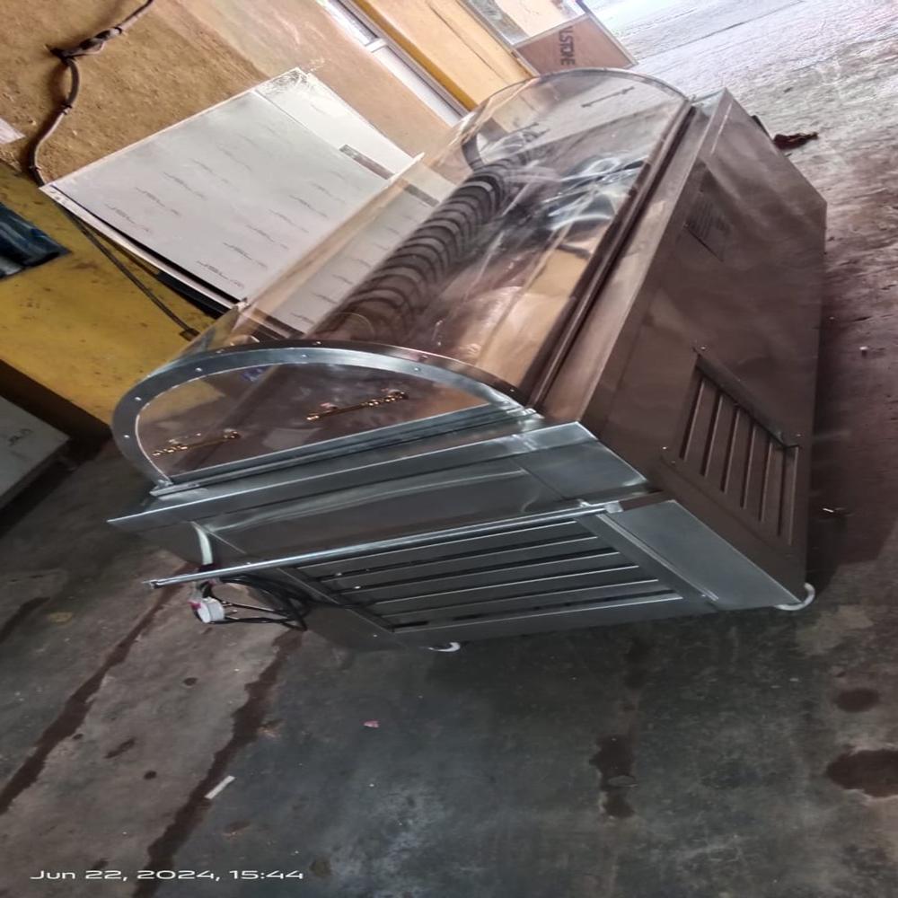 Dead Body Freezer Box - Stainless Steel, 96x30x24 Inch, Silver Color | 220v Power, -10â° To -12â°c Temperature Range, 1-year Warranty