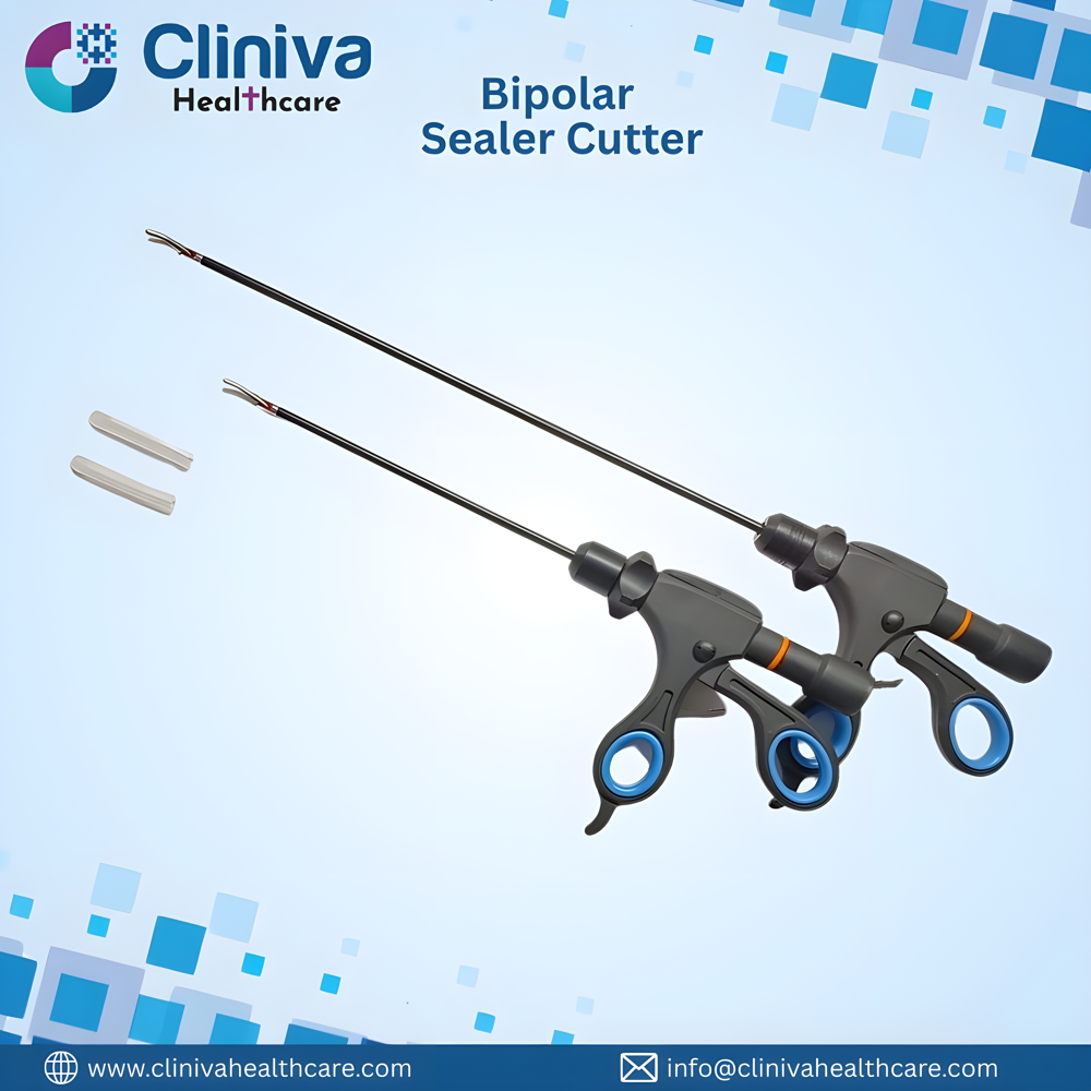 Laparoscopic Bipolar Sealer Cutter 5mm Silver Jaw