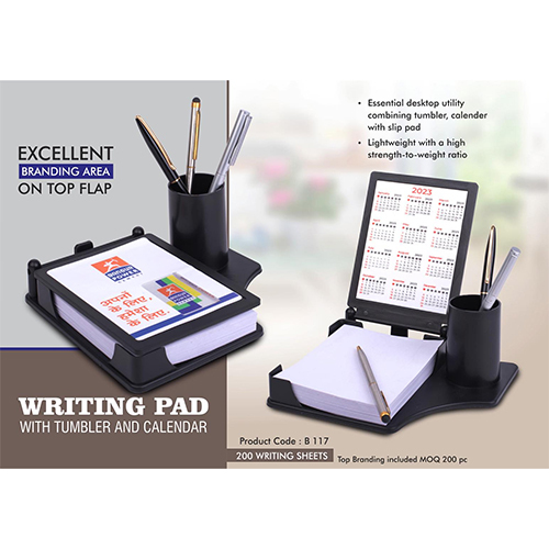 Writing pad with Tumbler and Calendar