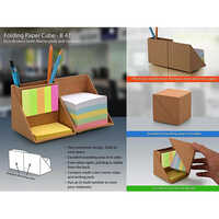 Folding Paper Cube (with Memo Pad And Tumbler) - Feature: Good Quality