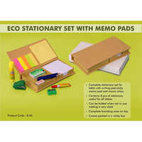 Eco Stationery Set With Memo Pads - Feature: Good Quality