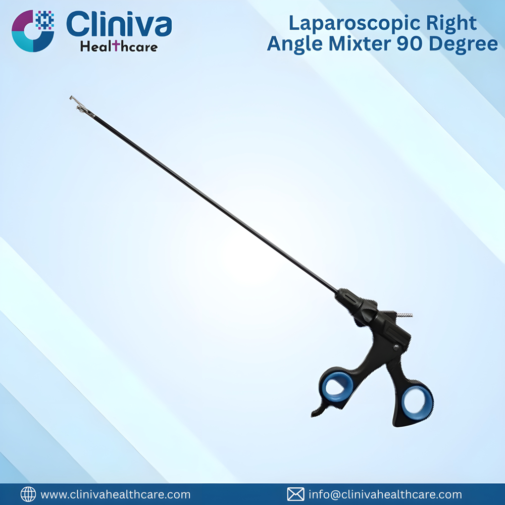 लेप्रोस्कोपिक दाईं कोण मिश्रक 90 डिग्री 5mmx330mm