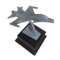 15 Inch Aluminum Aeroplane Trophy - Color: Various Colors