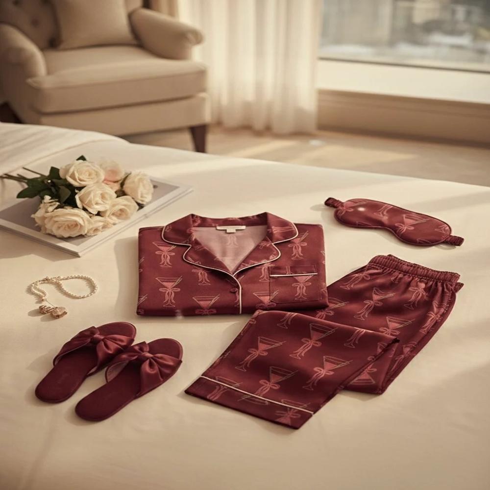Martini Satin Pj Set