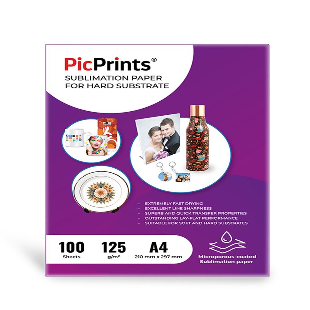 PicPrints 125GSM sublimation paper for Hard Substrate