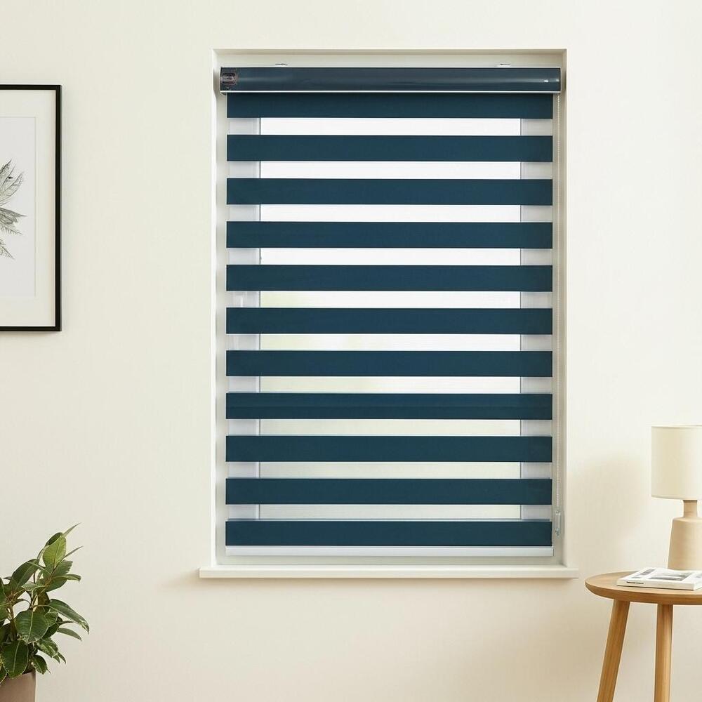 Designer Zebra Blinds - Color: Brown