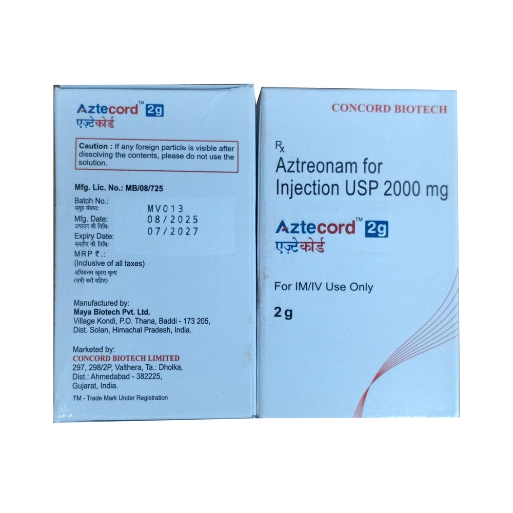 2000Mg Aztreonom Injection - Drug Type: General Medicines