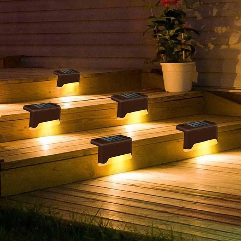 Stair deck solar light