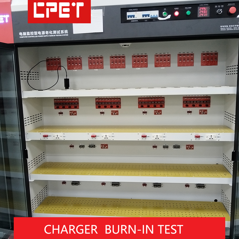 SMPS Aging Test Machine with 200W/CH Power CC+CV Load Mode and Temperature Monitoring Burn-In Test Cabinet