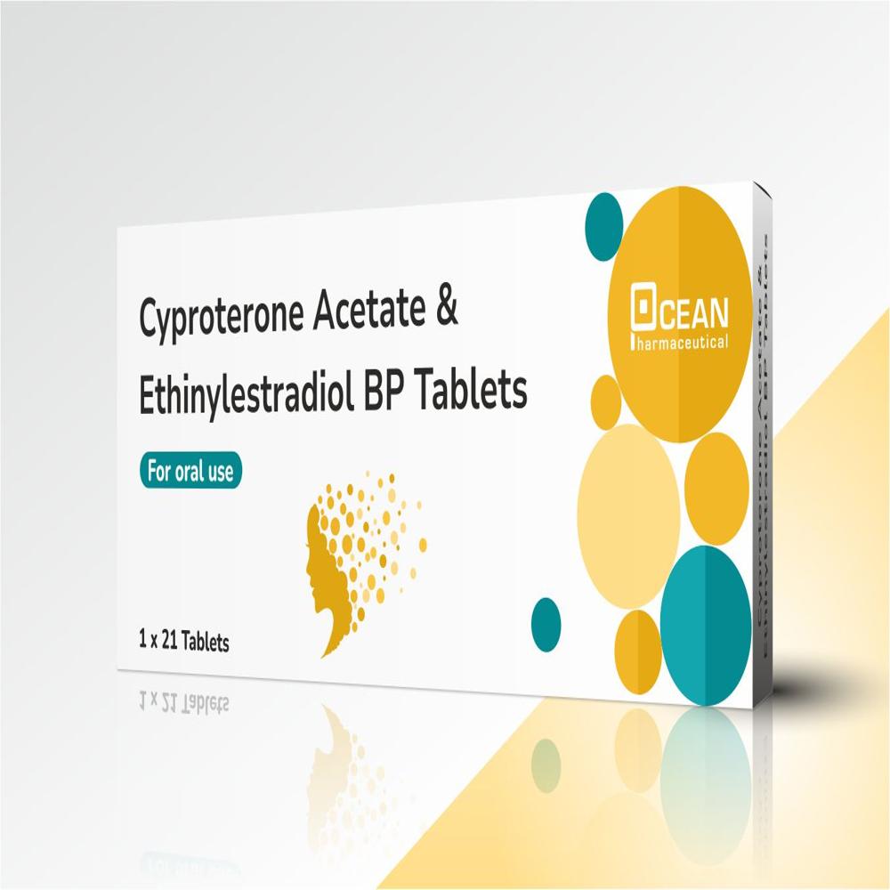 Cyproterone acetate 2mg  and Ethinyl estradiol 0.03mg tablets