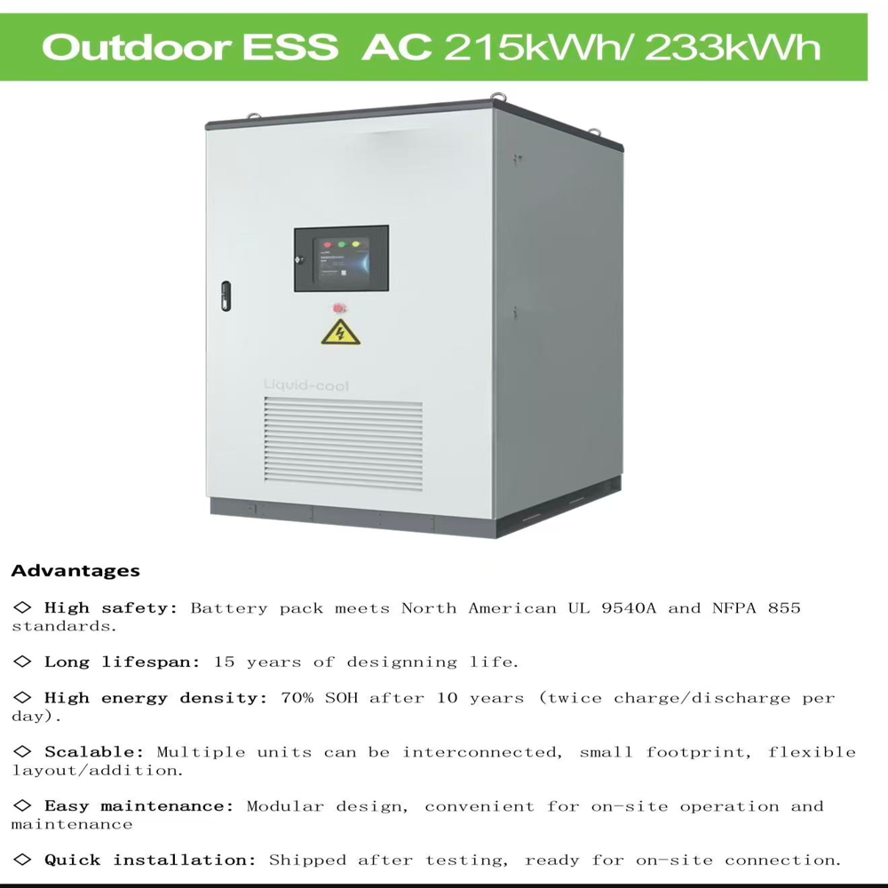 Industrial Energy Storage - Feature: Fireproof