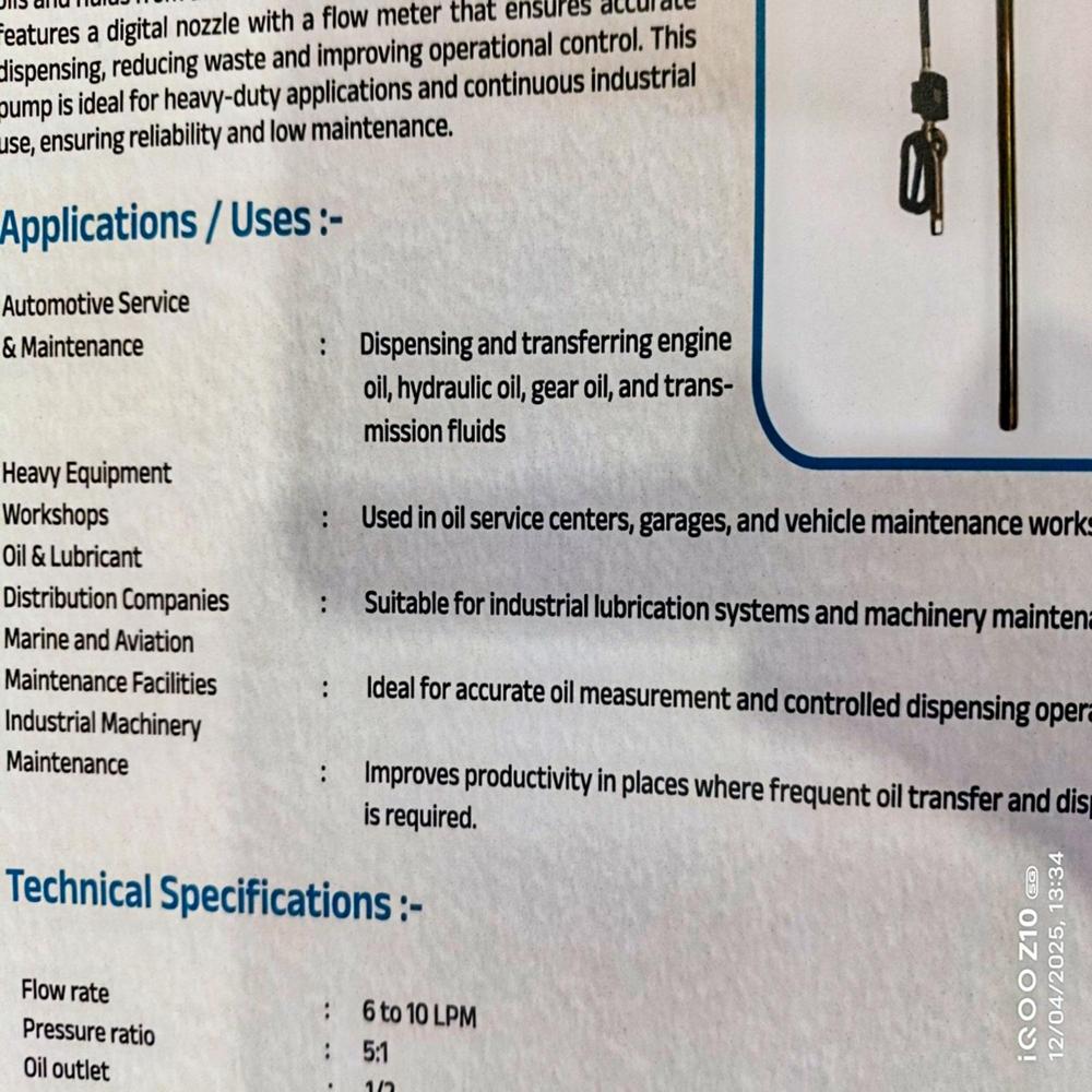 Pneumatic Air Operated Drum Pump