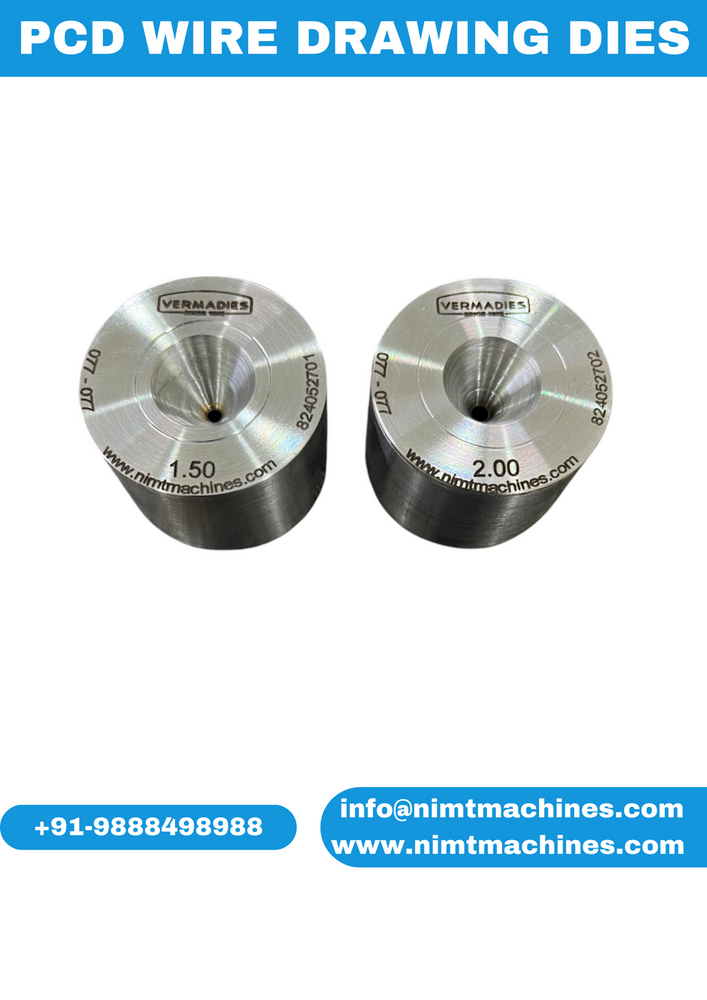 Pcd Wire Drawing Dies - Metal, Standard Size , Gray | 1 Year Warranty, Industrial Die Casting