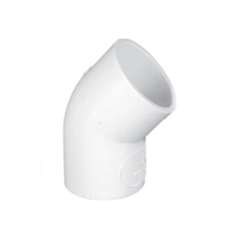 45 Degree Fabric Bend PVC Agricultural Fittings