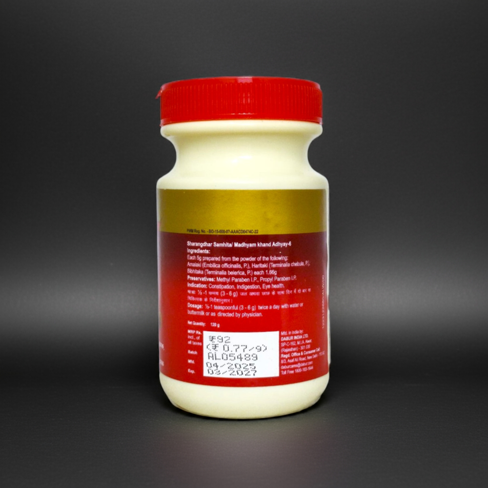 Dabur Triphala Churna 120g - Age Group: For Adults