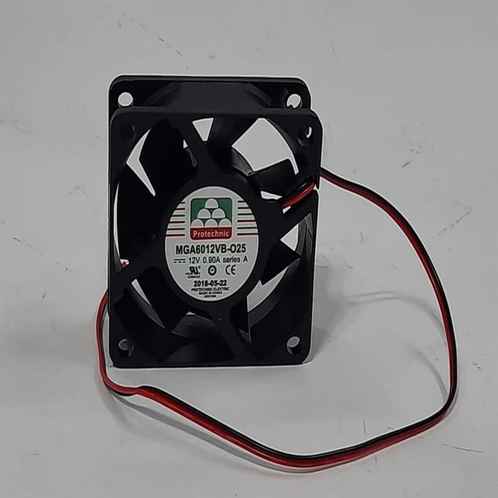 PROTECHNIC MGA6012VB-O25 12V DC 0.90A 2 WIRE SIZE 12025mm Industrial Axial Cooling Fan